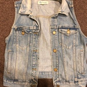 Madewell Denim Vest - Medium Wash